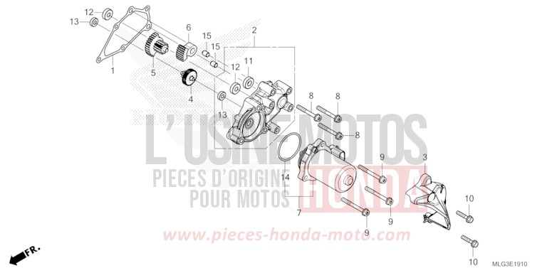 REDUZIERGETRIEBE von Africa Twin DCT GRAND PRIX RED (R380B) von 2022